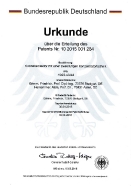 Patent_Urkunde_Sonnenkonzentrator