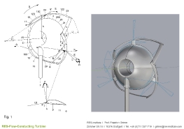 Turbine mit einem Strömungsleitwerk_1